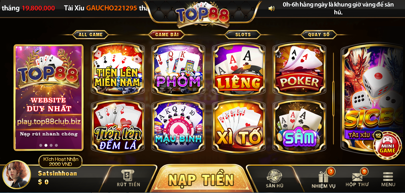 Các chiến thuật cơ bản trong game bài Liêng tại Top88
