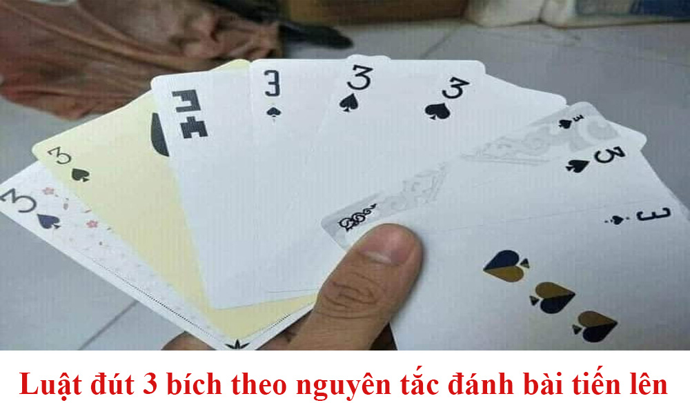 Cách thực hiện đút 3 bích khi chơi Tiến lên đếm lá tại Top88